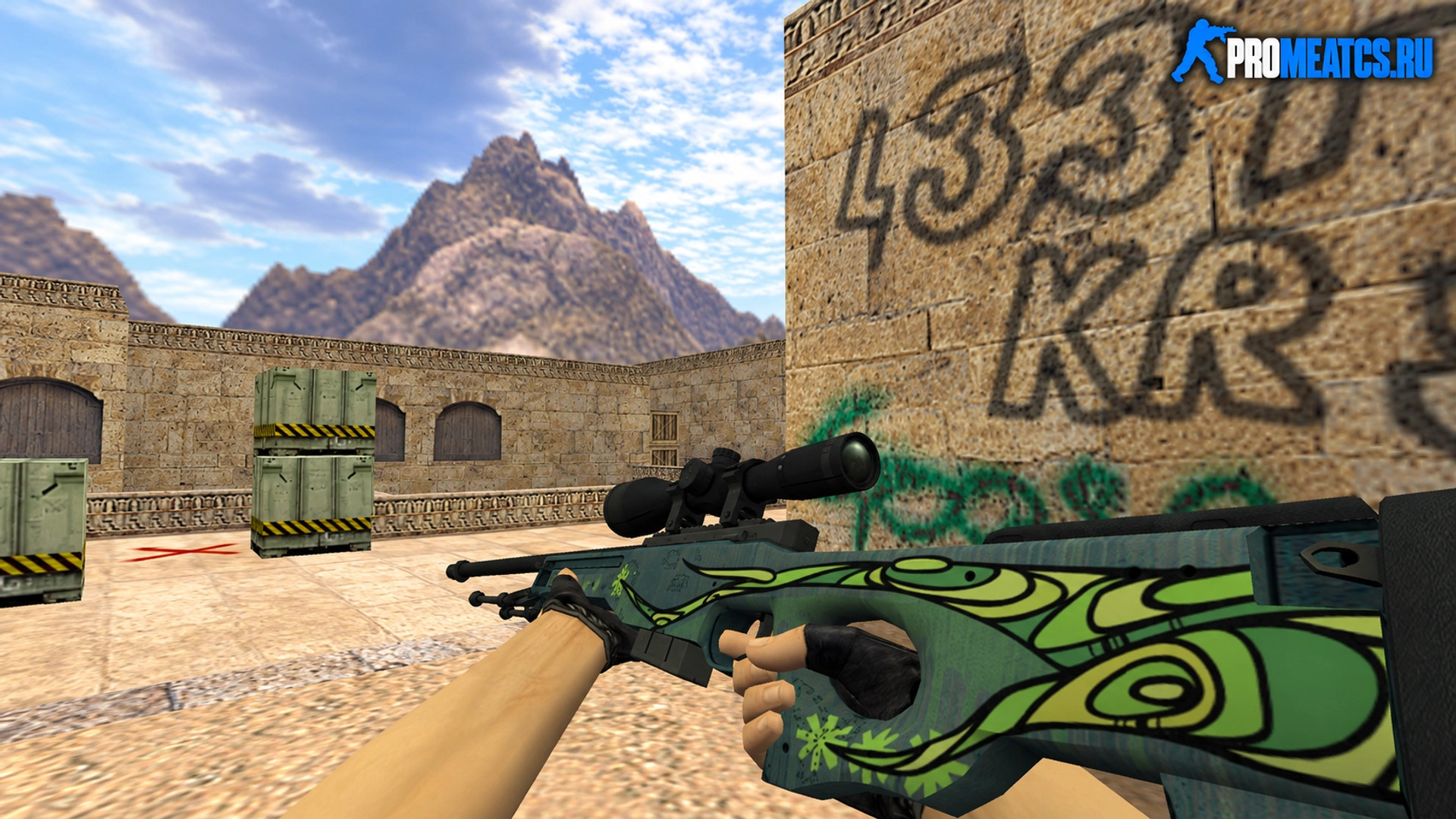 Модель AWP «Кортисейра» для CS 1.6