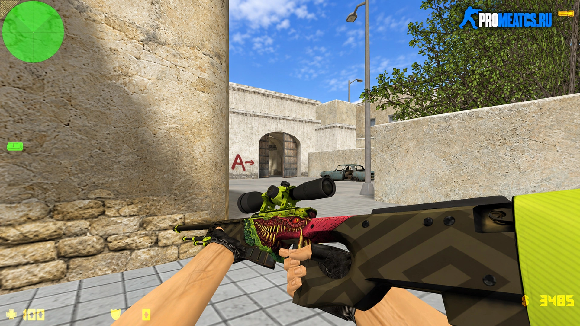 Модель AWP «Зверь Глазго» для CS 1.6