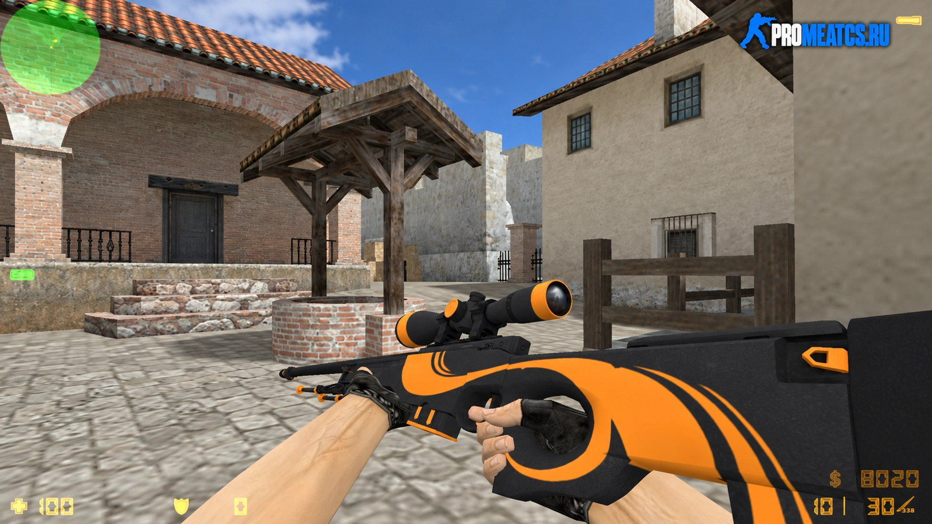Модель AWP «Оранжевая линия» для CS 1.6