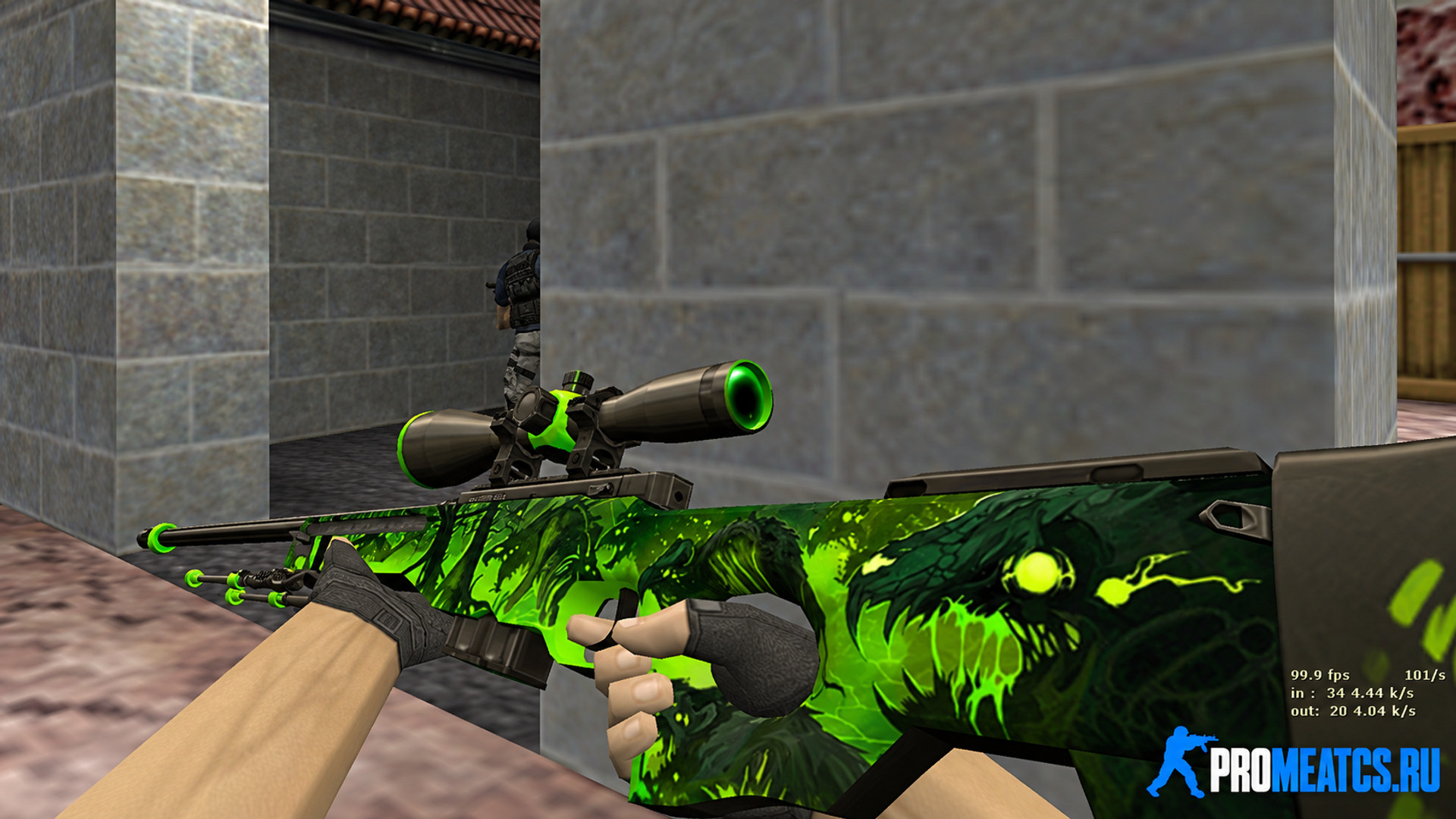 Модель «AWP Virus» для CS 1.6