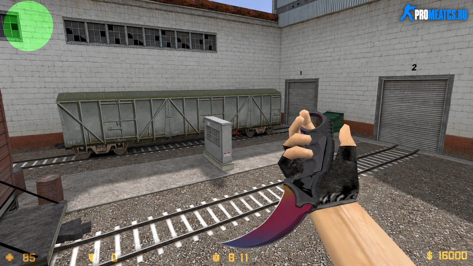 Модель «Нож Karambit Fade» для CS 1.6