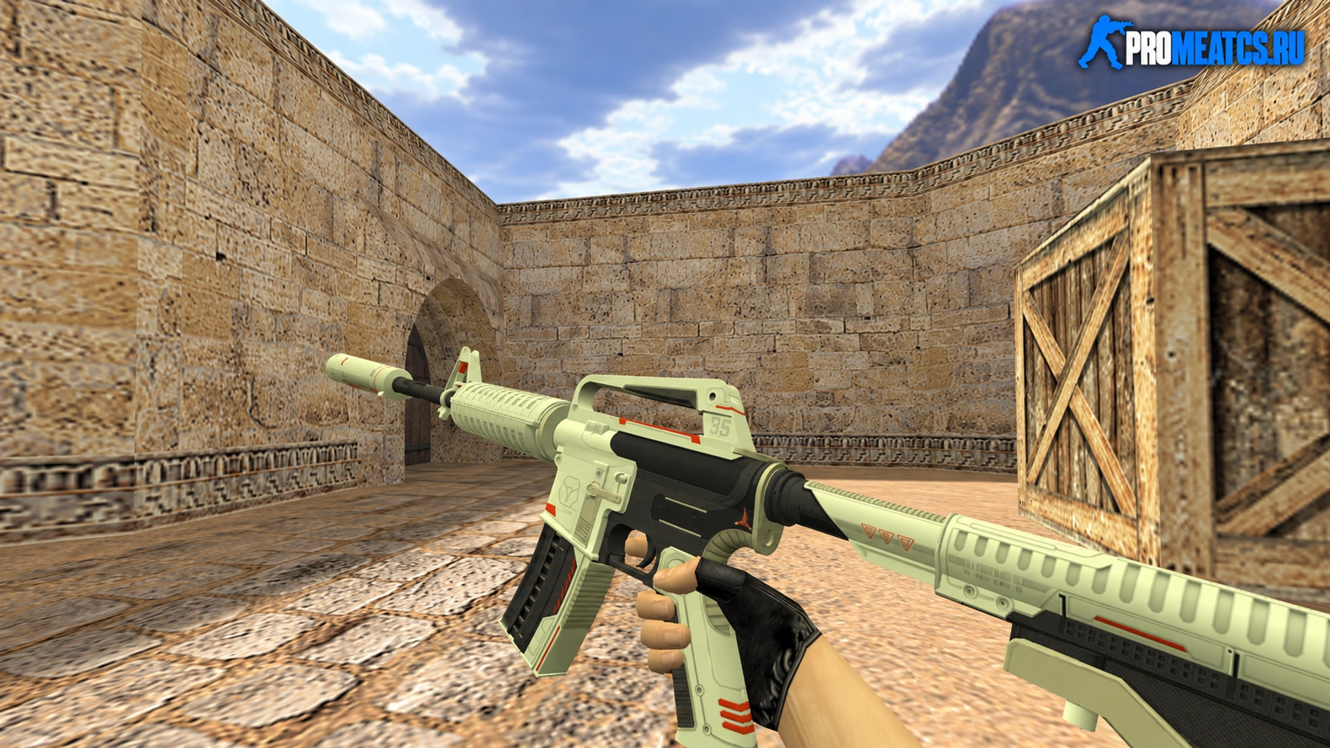 Модель M4A1 «Механо-пушка» для CS 1.6