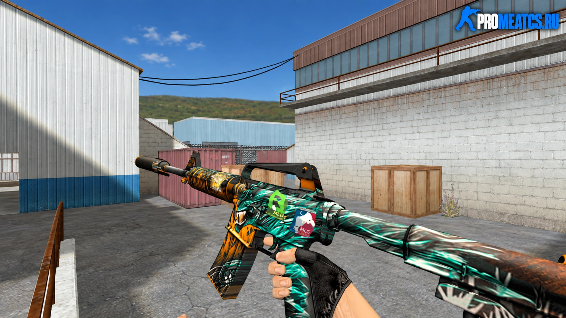 Модель M4A1-S «Dark Jungle» для CS 1.6