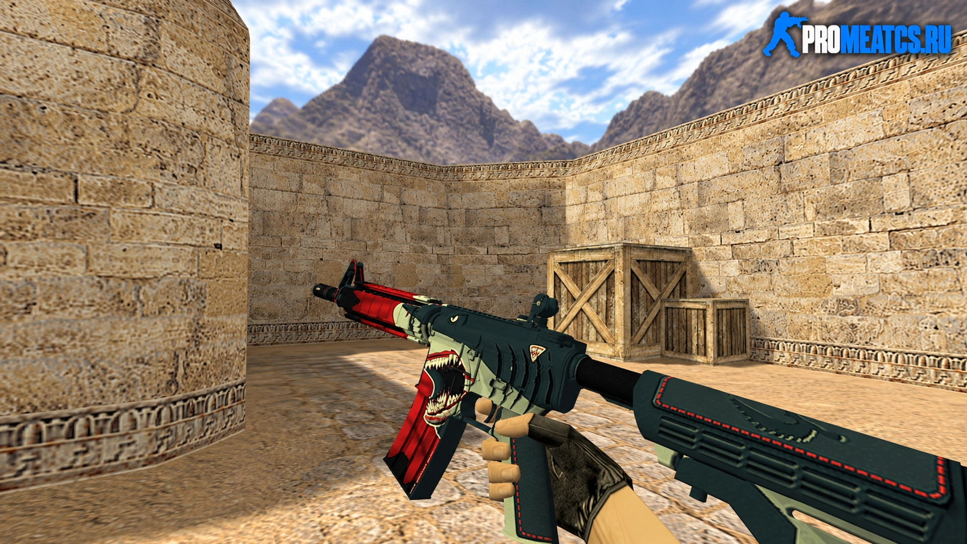 Модель М4А4 «Акула» для CS 1.6