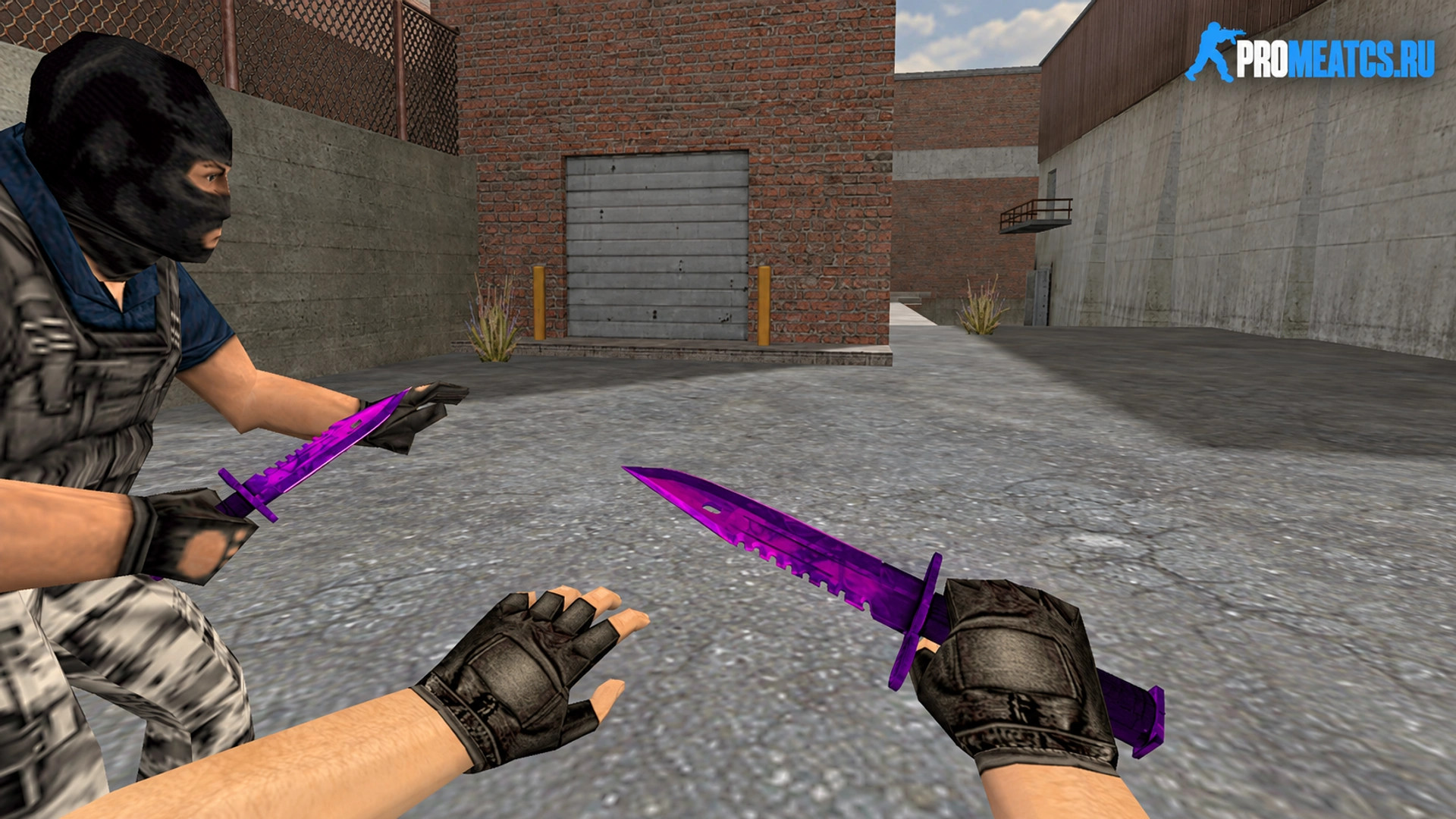 Модель «Нож M9 Bayonet Doppler Sapphire» для CS 1.6