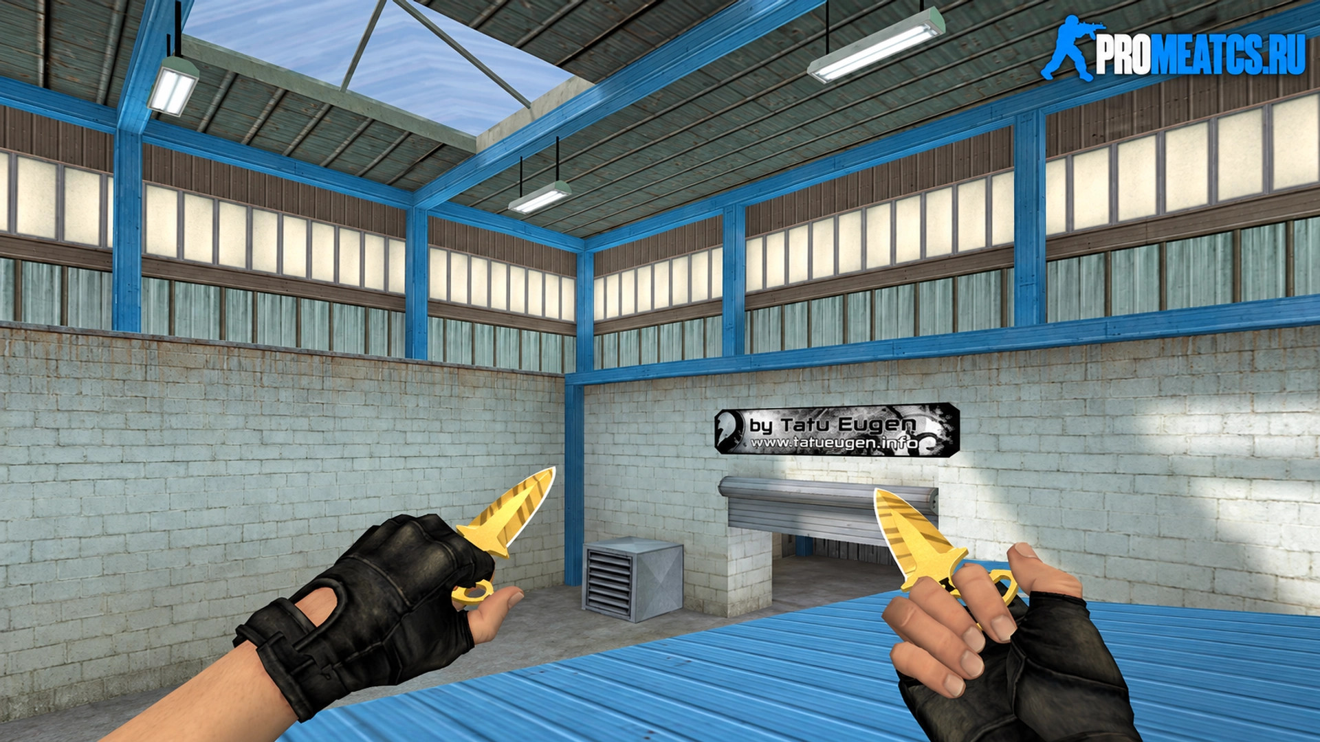Модель Тычковый нож «Зуб Тигра» для CS 1.6