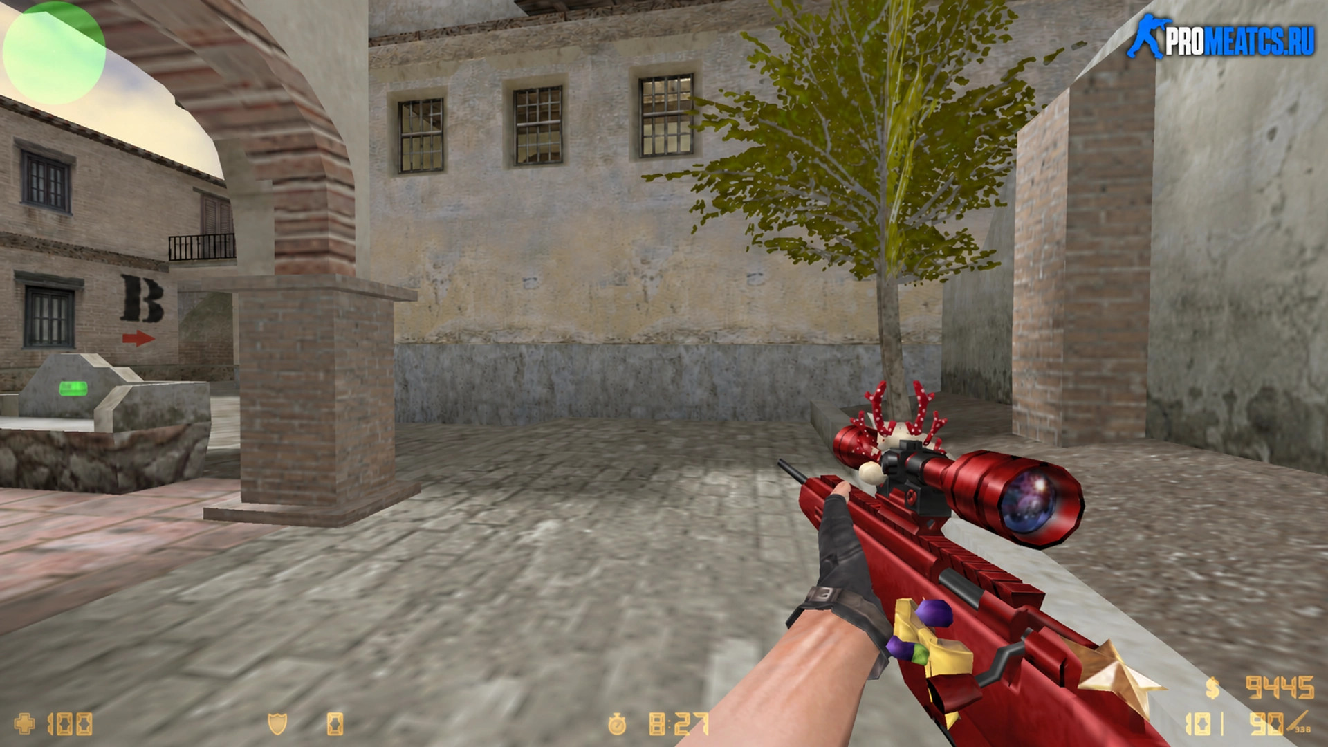 Модель Новогодняя модель Scout для CS 1.6