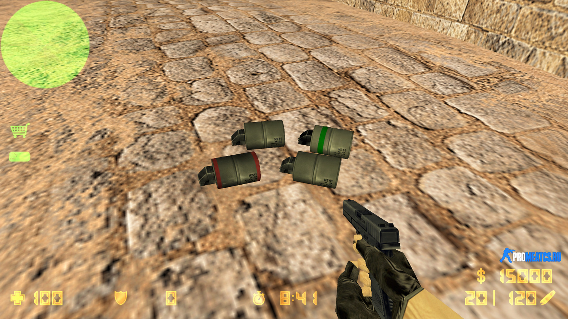 Плагин «CS Nade Drops» для CS 1.6 сервера - поднять гранаты с земли