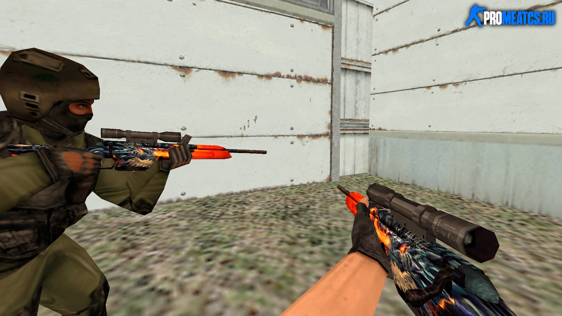Модель Scout «Пламя дракона» для CS 1.6