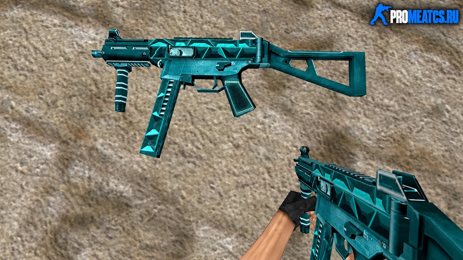 Стандартная модель UMP-45 «Scaffold» для CS 1.6