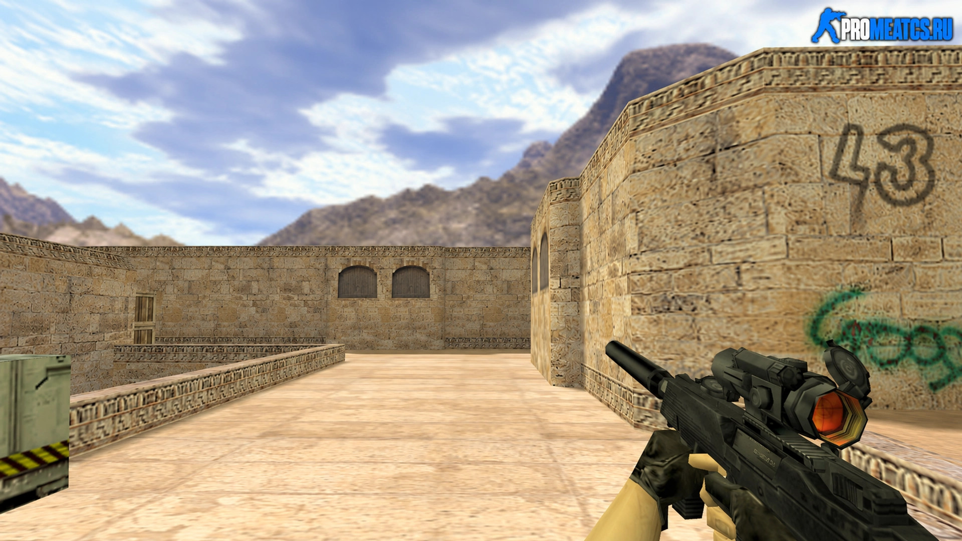 Модель TMP с оптическим прицелом для CS 1.6