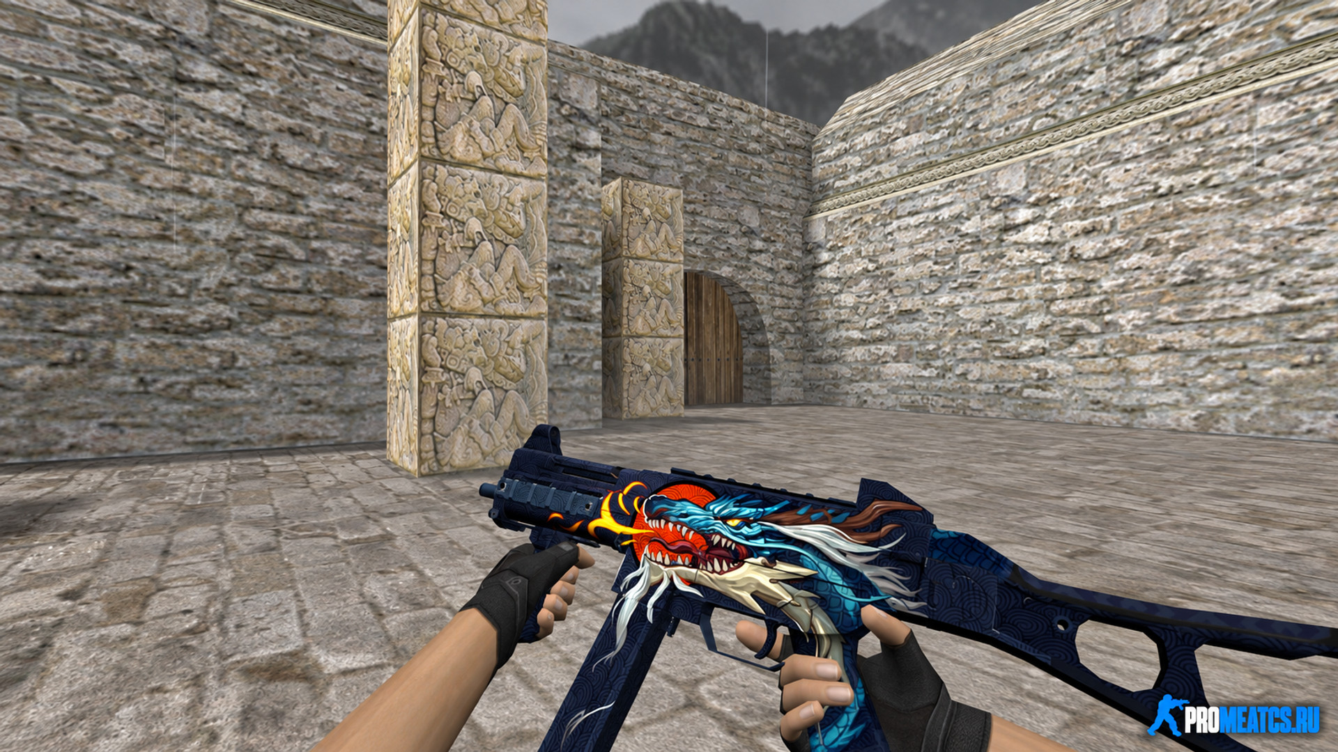 Модель UMP-45 Dragonfire для CS 1.6