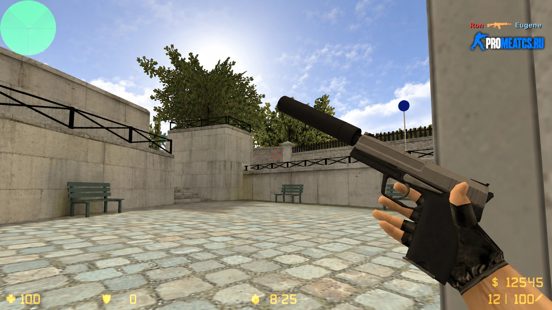 Модель USP-S Нержавейка для CS 1.6