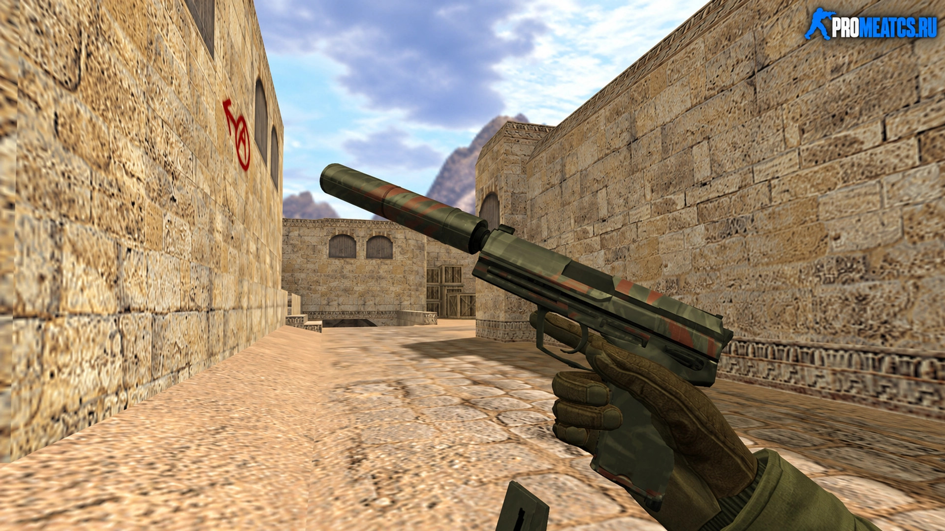 Модель USP Кровавый тигр для CS 1.6