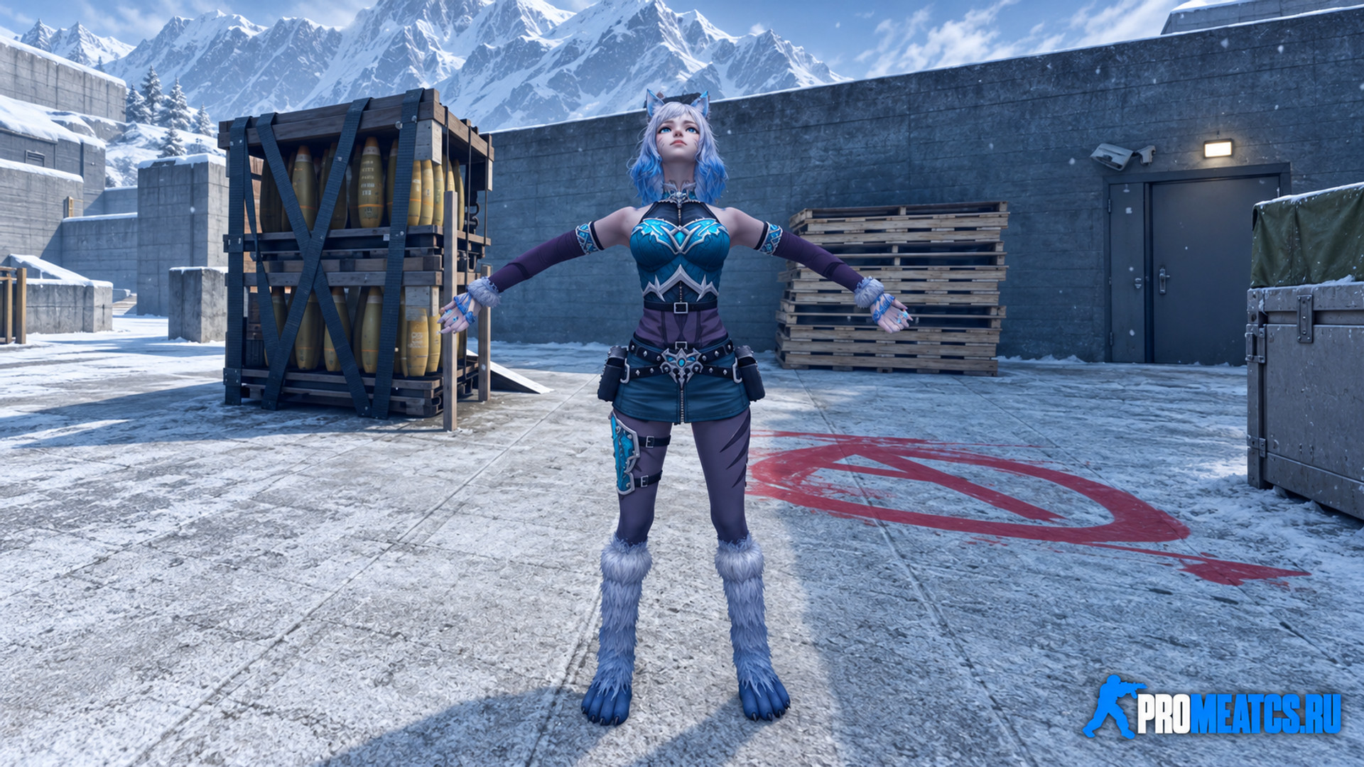 Зимняя женская модель Sonya для CS 1.6