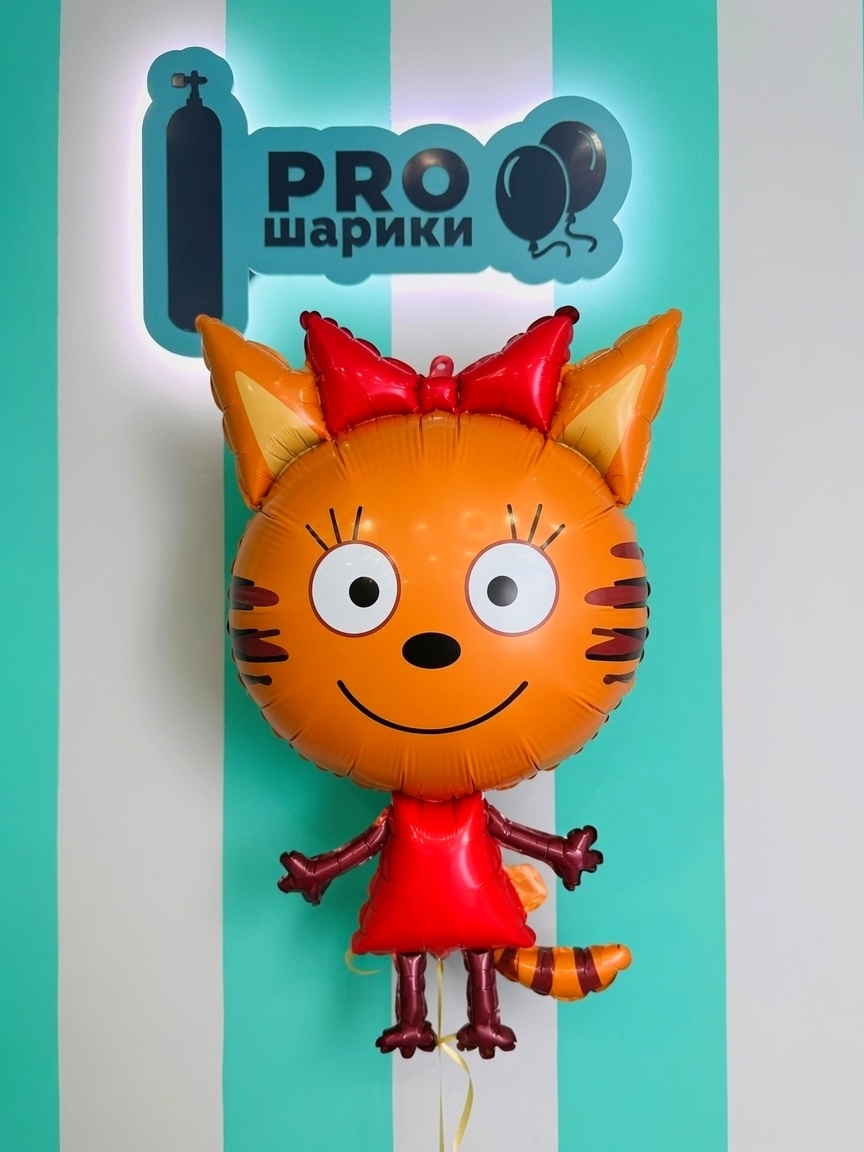 Фольгированный шар Карамелька 3 Кота